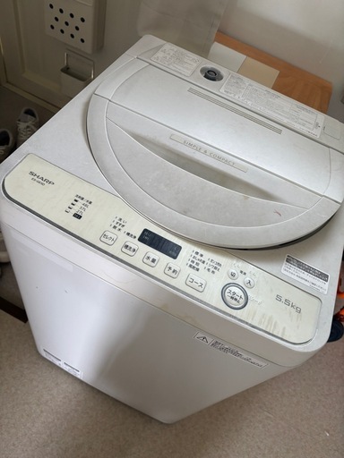 sharp (マサミ) 北巽の生活家電《洗濯機》の中古あげます・譲り