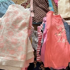 秋春の女の子服80-90センチ