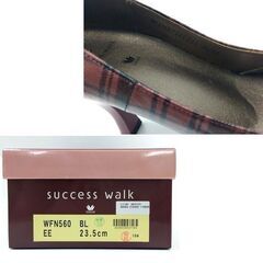 美品 ワコール success walk パンプス 23.5㎝ チェック柄 レッド/赤 WIN272 レディース 靴 札幌市 中央区 南12条の画像