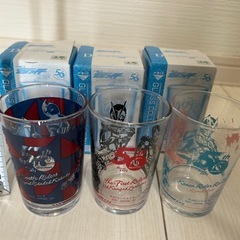 未使用品　仮面ライダー　グラス　3個セットの画像