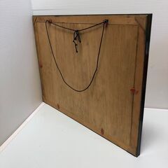 ☆長期保管品 額縁 賞状 写真 ポスター入れ 38×50.5㎝ 吊り紐付き 中古 (NF250515) Zi-2013の画像
