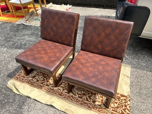 ヴィンテージソファ　1人掛け　2客セット