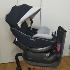 受付終了　コンビ　COMBI　クルムーヴスマート　エッグショック　JL-590  ネイビー(チャイルドシート)の画像