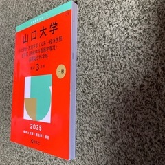 赤本 2025 山口大学 参考書の画像