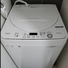 SHARP 洗濯機 5.5kg 2019年製造