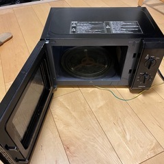 【譲ります】電子レンジ 中古 使用感あり 動作OKの画像