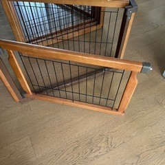 お値下げしました⭐️木製ベビー＆ペット兼用サークル の画像