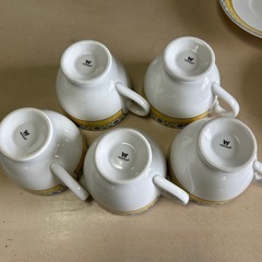WEDGWOOD MISTRAL ティーカップ・ソーサー5セットの画像