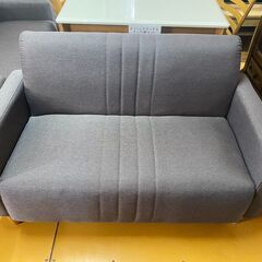 二人掛けソファ　グレー　在庫2つ