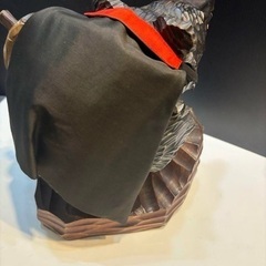 木彫りの熊　クマ　くま　工芸品　オブジェ　彫刻　置物　昭和レトロ　インテリアの画像