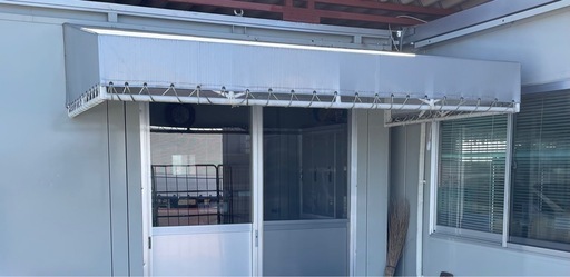 プレハブ 仮設 軒先テント プレハブ仮設用 軒先テント