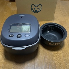 超美品tiger ご泡火炊き　土鍋圧力IHジャー炊飯