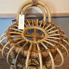 ラタンチェア　ユグラ　キッズスツール　の画像