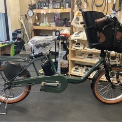 試乗🉑新車仕上げ⭐️中古子供乗せ電動自転車 パナソニックギュット前乗せ