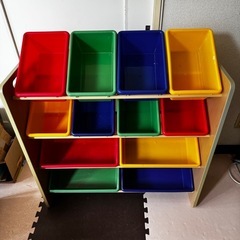 おもちゃ箱  収納 棚 