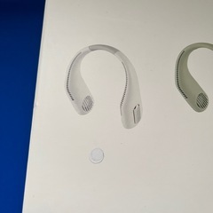 新品未開封、首掛け扇風機の画像