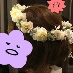 花冠/結婚式/ヘッドセットの画像