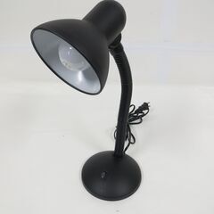 デスクライト フレキシブルアーム 卓上ライト ブラック 高さ40cm