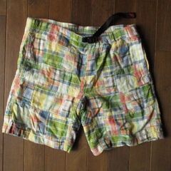 チェック柄半ズボン