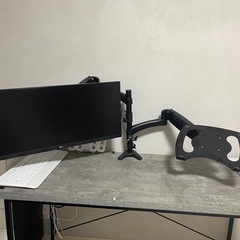 【注意事項あり】モニターアーム&29インチモニターセット