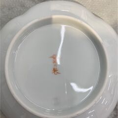 ▼値下げ▼寿赤絵 梅型取皿 深川製磁 店頭販売 南区花畑の画像
