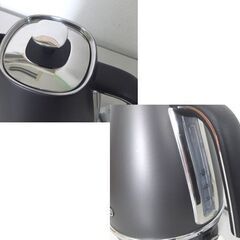 デロンギ 電気ケトル 1.0L KBI1200J-BK ブラック キッチン家電 電気ポット 湯沸かし DeLonghi ☆ 札幌市 北区 屯田 の画像