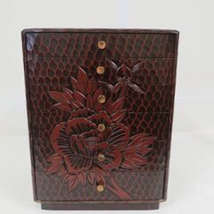 木製 ミニ箪笥 6段タンス 小物収納 抽斗 幅30cm×奥行26cm×高さ39.5cm の画像