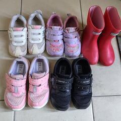 女児スニーカー&長靴 5足セット 18㎝～18.5㎝