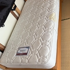 シングルベット　シモンズマットレスセット　