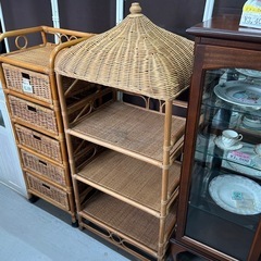 ラタンデザイン/3段収納