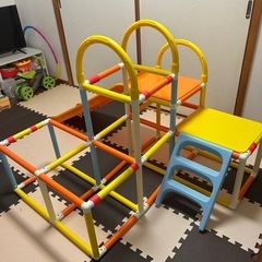 ジャングルジム 滑り台