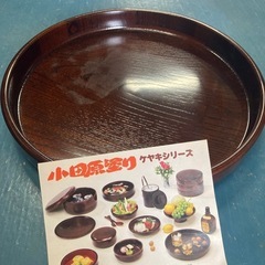 茶盆　天然木　お盆　