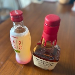 メーカーズマーク+さらりとした梅酒の画像