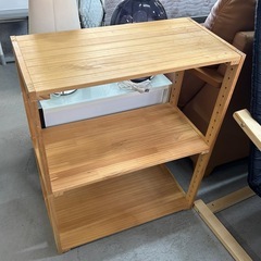 シンプルな木製収納/3段
