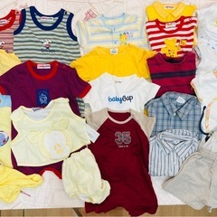 70cm男児夏服　新品３枚込まとめて２５枚組