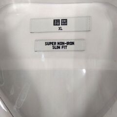 未使用 ユニクロ スーパーノンアイロン SLIM FIT シャツ XL ワイシャツ 形態安定 長袖シャツ UNIQLO メンズ 札幌市 中央区 南12条の画像