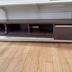 ★ジモティ割あり★  TV台 ブラウン H31×D45×W180 クリーニング済み TK5252の画像