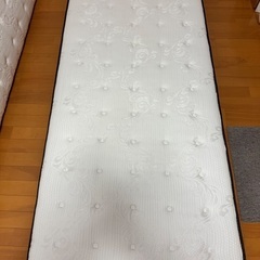 引き取り限定 ニトリ Nスリープ ハード H3-CR ポケットコイル クイーンベッド 分割の画像