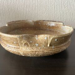 信楽焼き　菓子鉢の画像