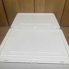 ニトリ プラスチック衣装ケース  2個セットの画像