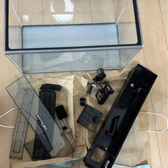 60cm水槽セット　ＧＥＸ　マリーナ６００ＢＫＳＴ　ＬＥＤ＆デュ...