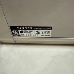 ミシン　SINGER Computerの画像