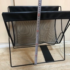 サワフジ レザー調ハンモック型メッシュバスケット ブラック　5個セットですの画像
