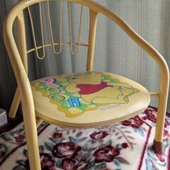 無料　古いベビー椅子　プーさん