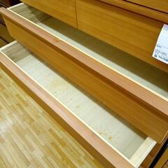【リユースのサカイ八街店】★ジモティ割あり★ ハイチェスト　タンス　衣類収納　ブラウン　クリーニング済　YJ6112の画像