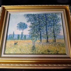 モネ　Champs au Printemps 1884　複製名画...