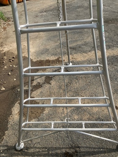 アルミ　三脚脚立　KWA-240B　高さ2m38cm　ジャンク