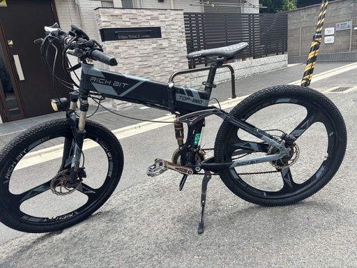 RICH BIT TOP-860のスポーツタイプ電動アシスト自転車、デジタル