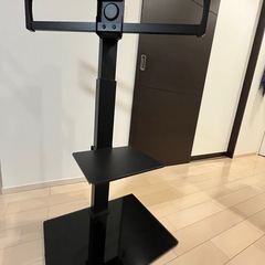 テレビスタンド黒 32〜75インチ対応 耐荷重40kg 左右首振...