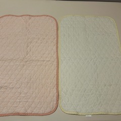 ベビー用　防水キルトパッド2枚